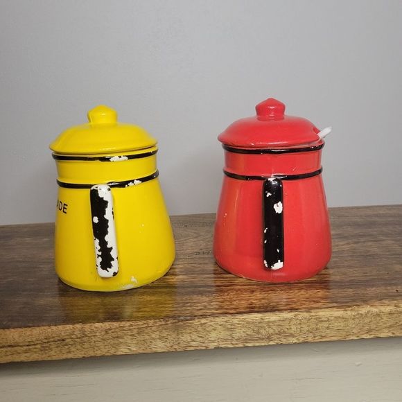 Vintage JAPAN Jam Jars - Picture 4 of 8